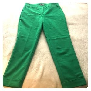 Green dress pants